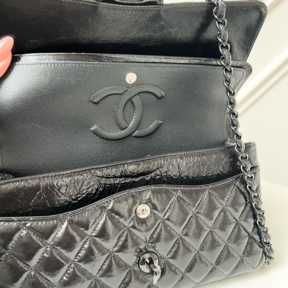 —SOLD—CHANEL M CLASSIC SO BLACK - Picture 7 of 12